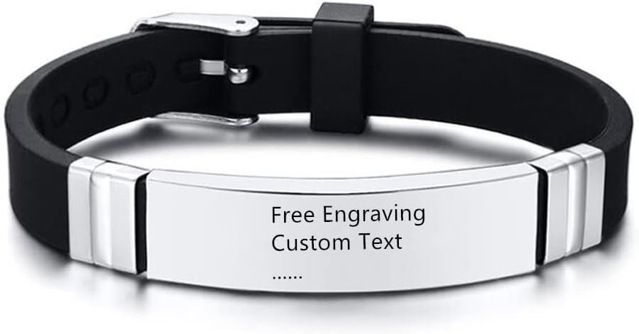Carry My Words” – Stainless Steel Bracelet for Son