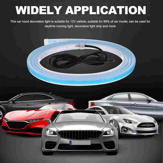 LumiFlex™ Hood Glow Strip 💡 (White Light)