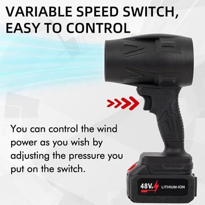 🌪️ Cordless Turbo Jet Blower – Power in Your Palm! 💨✨