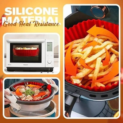 🔥Air Fryer Silicone Baking Tray Pack of 6
