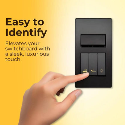 ✨🏆 Gold Switch Stickers – Style Meets Functionality! 🏠💡