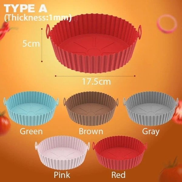 🔥Air Fryer Silicone Baking Tray Pack of 6