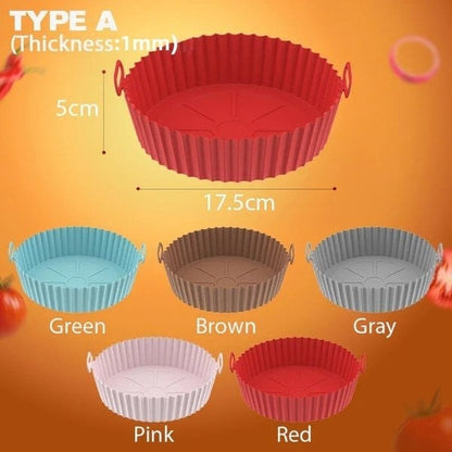 🔥Air Fryer Silicone Baking Tray Pack of 6