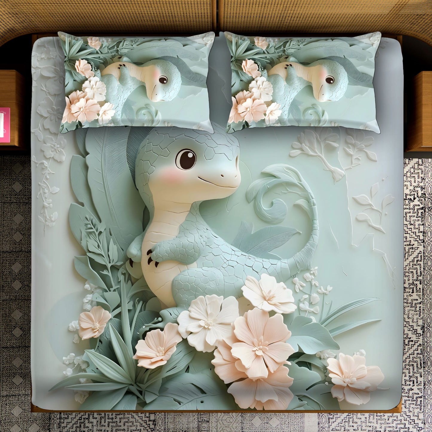 🌙✨ 7D Premium Kids Bed Sheets Set ✨🌙 108 by 108 size