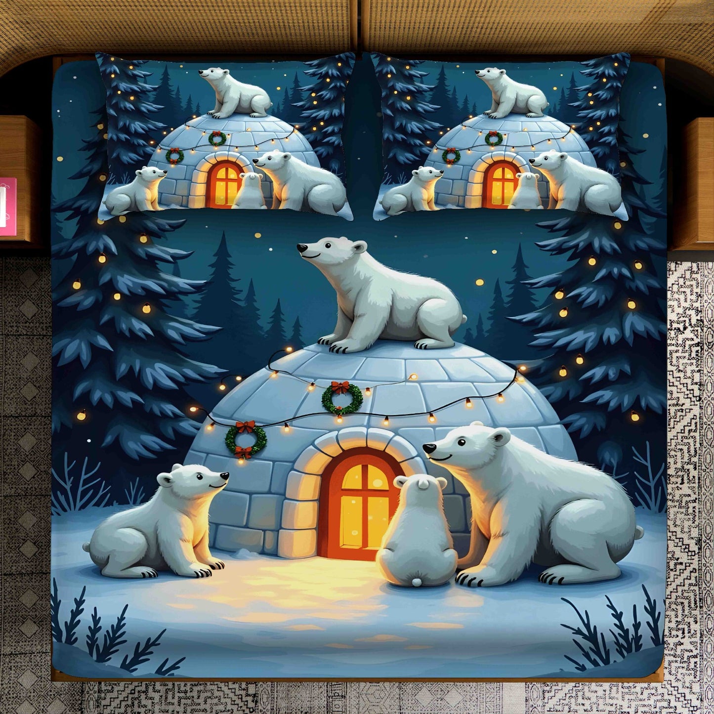 🌙✨ 7D Premium Kids Bed Sheets Set ✨🌙 108 by 108 size