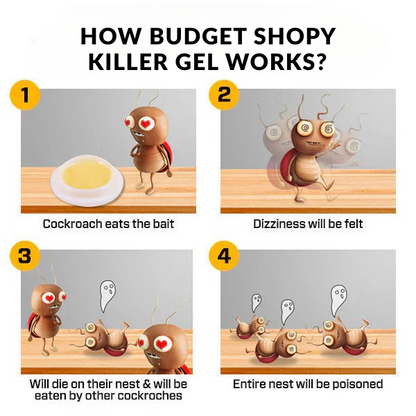 Gymrush™ Cockroach Killer Gel 🔥  – BUY 1 GET 1 FREE!