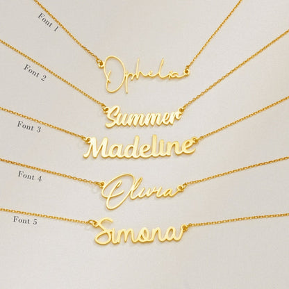 SoulScript™ – Personalized Name Necklace by KarmaKraft