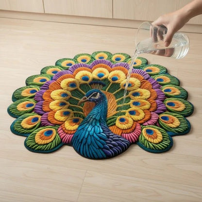 🦚 Premium Non-Slip Peacock Mats Buy One Get One Free 🏡✨