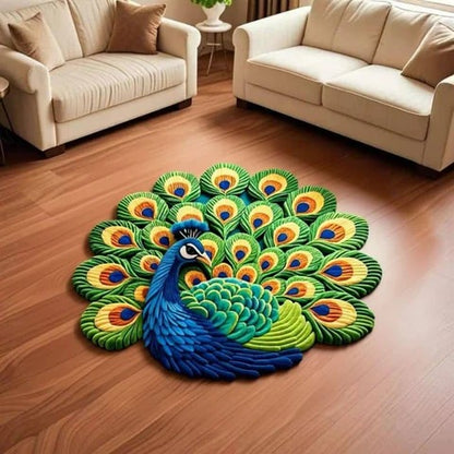 🦚 Premium Non-Slip Peacock Mats Buy One Get One Free 🏡✨